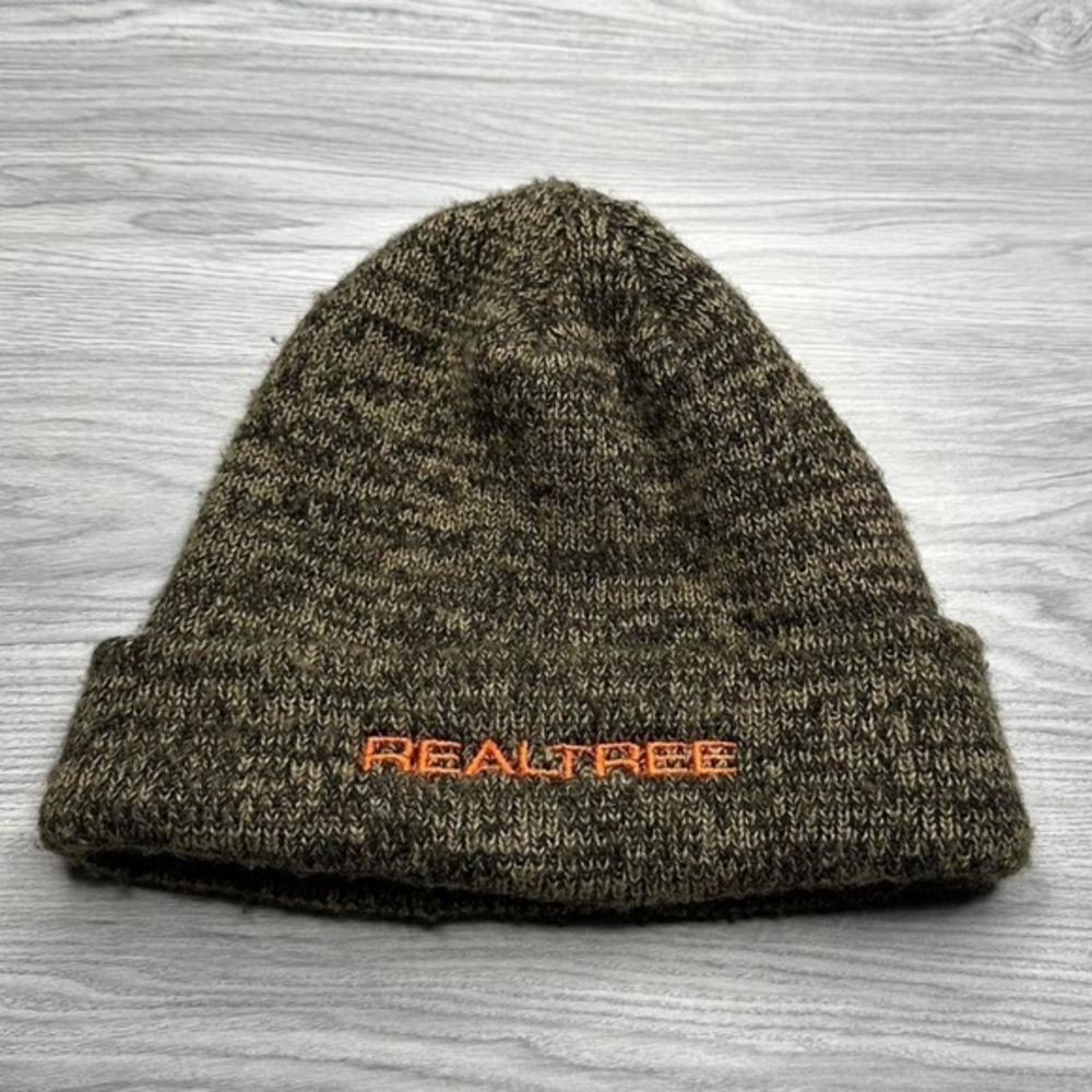 Realtree camo green orange beanie - Picture 1 of 7